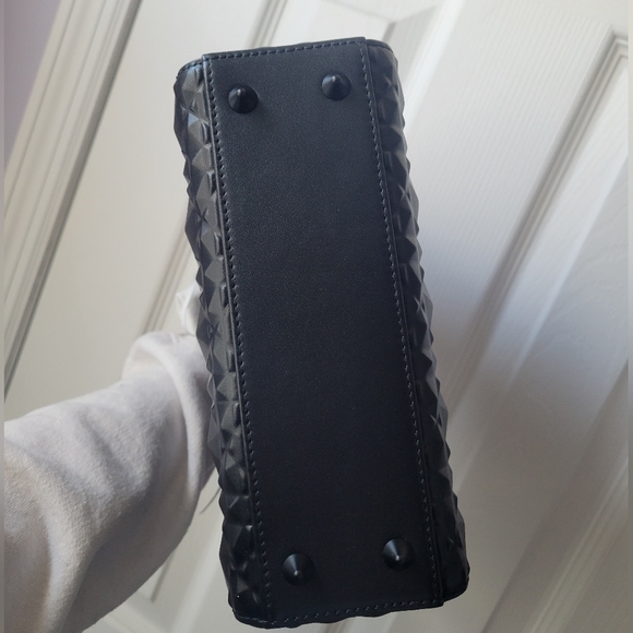 Small Lady Dior my ABCDIOR Bag - Black Cannage Calfskin with Diamond Motif - Picture 15 of 15